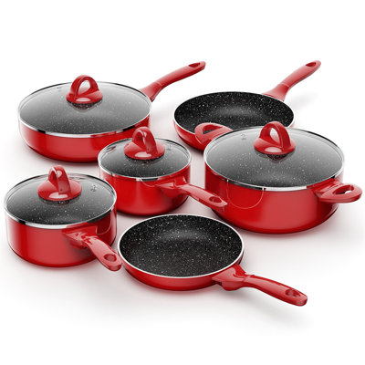10 - Piece Stainless Steel Cookware Set