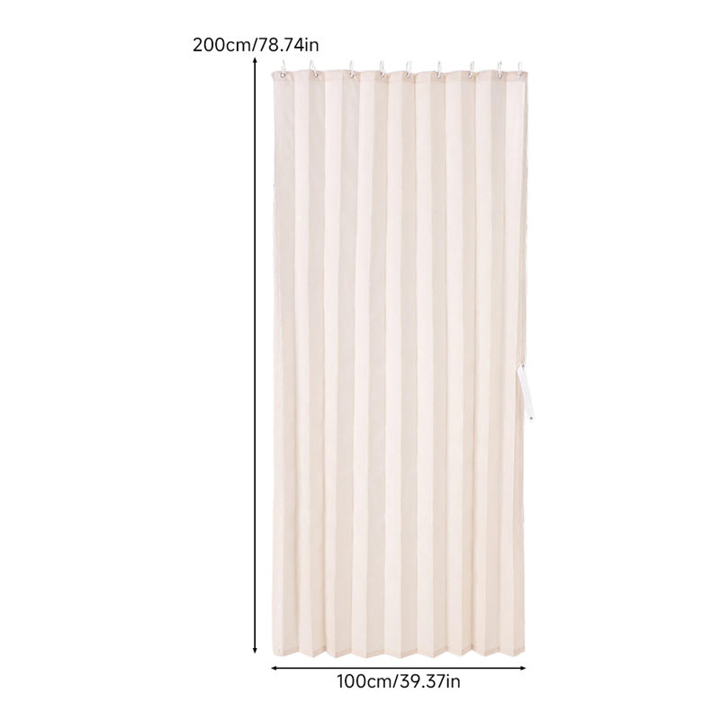 Curtain Single Panel, Off-white, 100cm Width x 200cm Drop