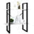 2-Tier Book Cabinet 23.6"x11.8"x27.6" Engineered Wood-1691875994