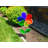 19" Rainbow Glitter Flower Spinner