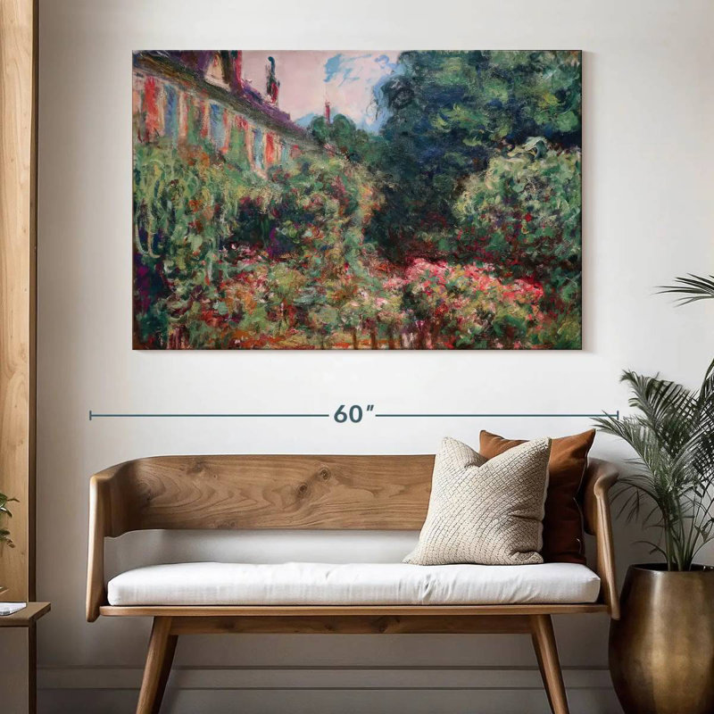 Senne, la maison de l'artiste à Giverny, H 34 po x l 51 po