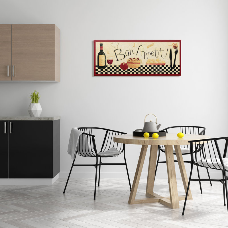 Bon Appetit Kitchen, 17" H x 40" W