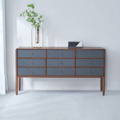 Minimalist retro luxury-style sideboard