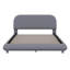Grand lit plateforme tapissier Teddy-2120819177