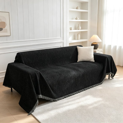 Chenille Couch Cover for Dogs Washable Sofa Cover Non Slip Furniture Protector for Pets