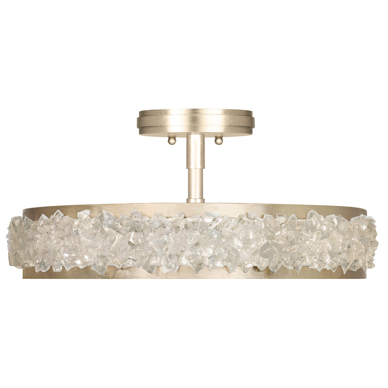 Arctic Halo 3 - Light Semi Flush Mount, Gold