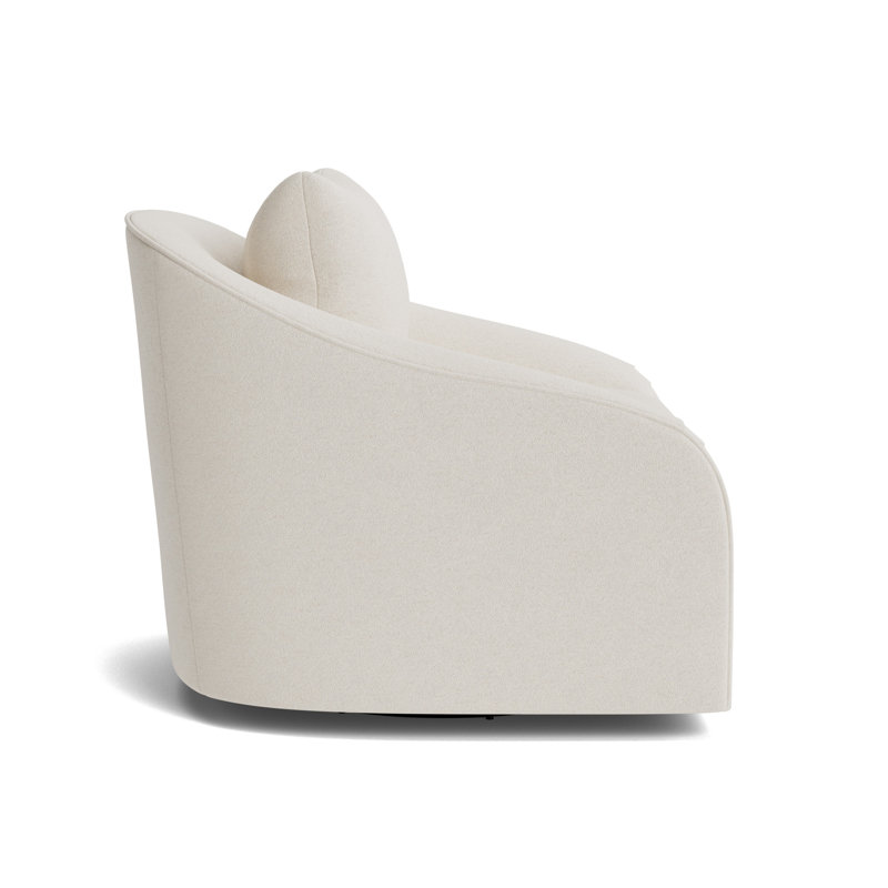 Laurel Swivel Chair, Performance Boucle - Cream