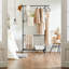 Rauscher 130cm Rolling Clothing Rack