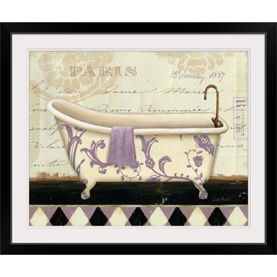 Lavender Marche De Fleurs Bath " Lavender Marche De Fleurs Bath I " by Lisa Audit