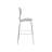 Edenfield Acrylic Barstool with Steel Frame in Chrome Finish-1665536333