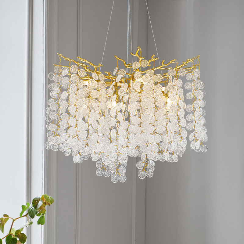 Lustre moderne unique à 8 lumières Gambrill