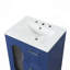 Meuble-lavabo 24 po avec lavabo, meuble-lavabo avec deux tiroirs et porte, tablette réglable, bois massif et panneau de fibres à densité moyenne-115688392