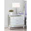 Mirror Framed 3-Drawer Nightstand Made With Wood