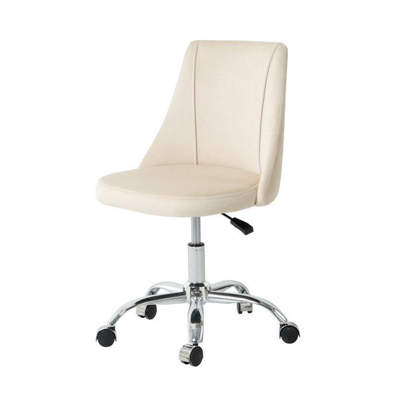 Modern Teddy Velvet Dining Chair With Golden Legs, Comfortable, Adjustable, Ideal For Living And Dining Rooms, Space-Saving Furniture