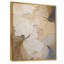 «Beige minimalisme élégance en fleurs», reproduction d'art sur toile, impression sur toile beige-97037183-119772771-97037184