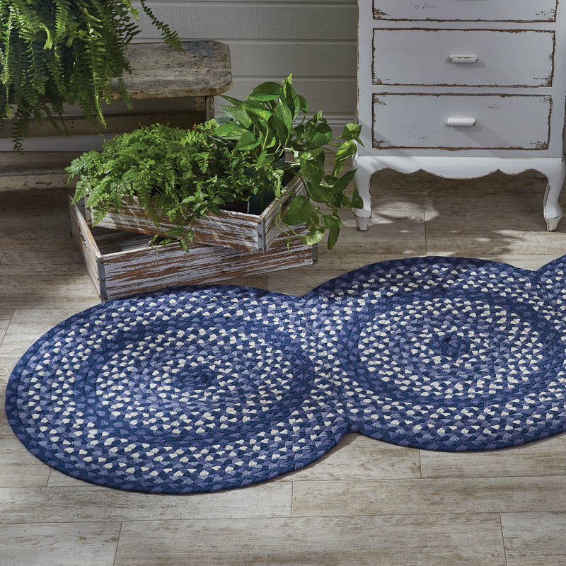 Riskin Cotton Geometric Indoor Rug, Novelty 2'6" x 6'