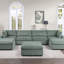 Repose-pieds contemporain en velours côtelé 1pc-1752903807