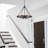 6 - Light 23.6" Dimmable Farmhouse Rustic Candle Style Wagon Wheel Chandelier Round Rustic Foyer Chandeliers For Barn, Kitchen Island, Entry, Living Room-1518284665