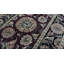 Wool Oriental Area Rug in Black/Burgundy/Green