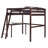 Mallika Kids Solid Wood Loft Bed with Built-In Desk -1311419666-1311419670
