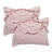 DESIGN STUDIO Scallop Ruffle Blush Pink Garment Washed Soft Solid Quilt Set-1350940885