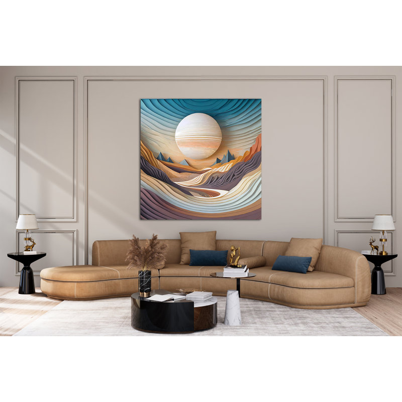 Evening Sky, 24" H x 24" W