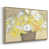Toile avec cadre en bois naturel sélectionné