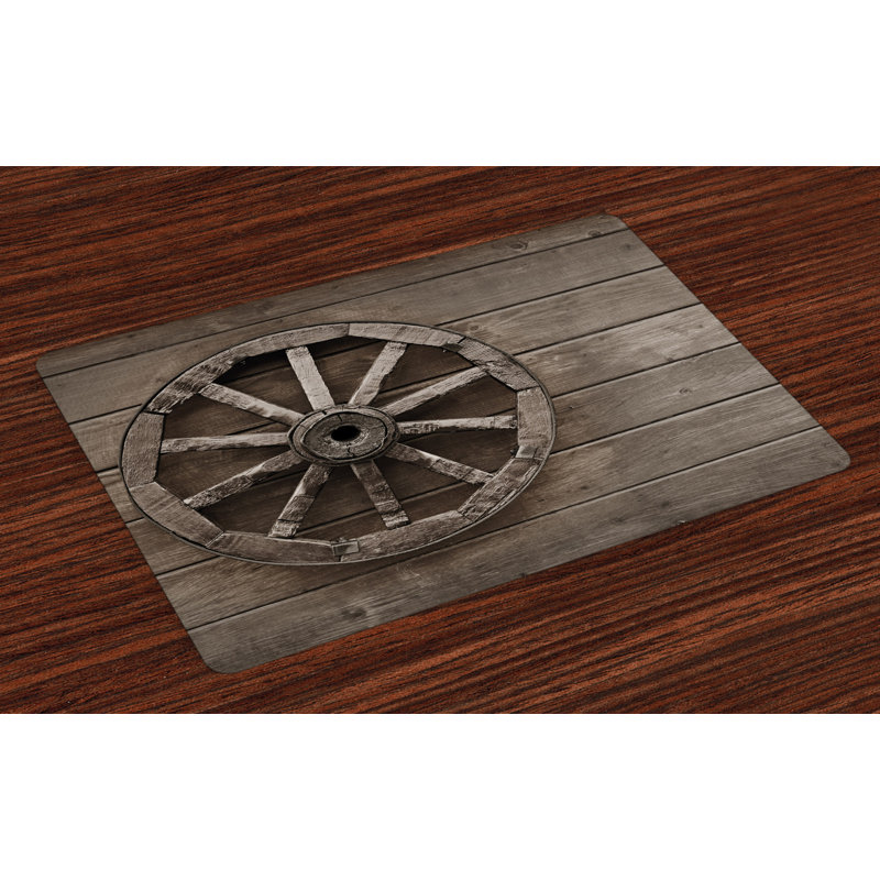 Jalbert Wagon Wheel Old Carriage Placemat