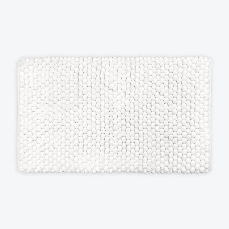 California Bath Mat, White