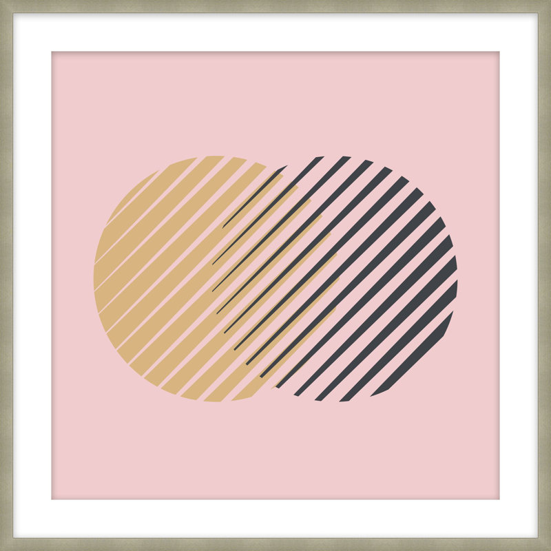 Works In Linear 6 Framed Print, 27.75" H x 27.75" W