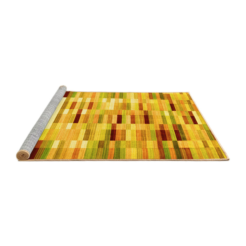 Jay-Christopher Performance Striped Indoor Rug, Square 5'