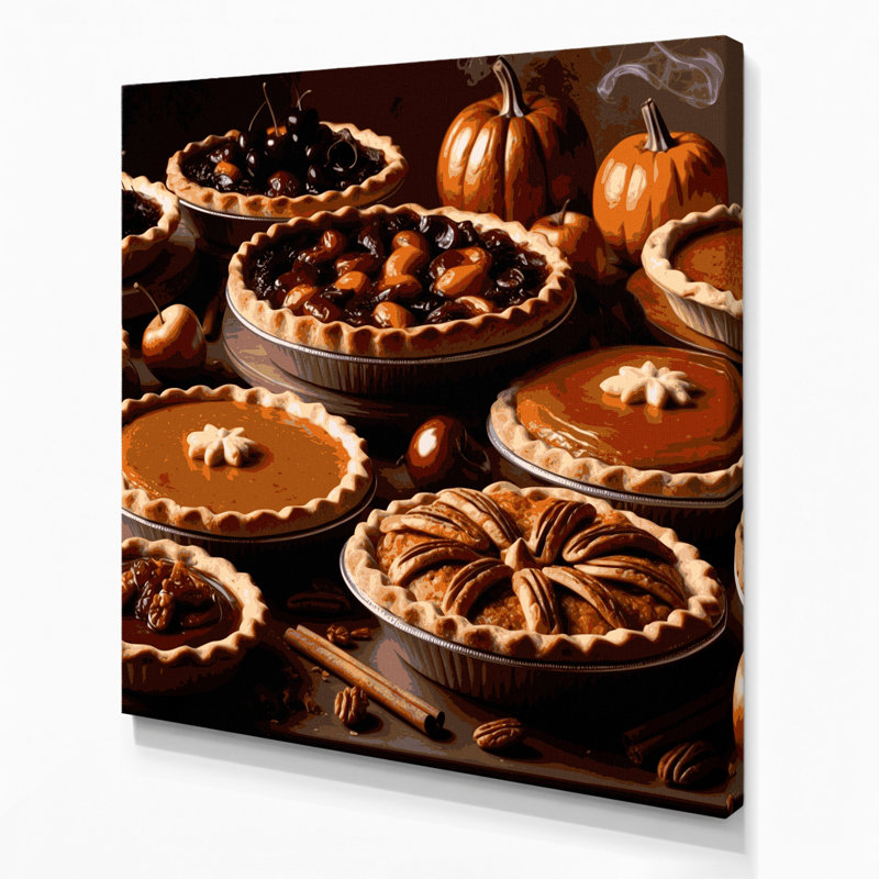Art mural sur toile, Desserts, H 32 po x l 32 po