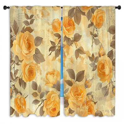 Paire de rideaux obscurcissant en polyester Rayette