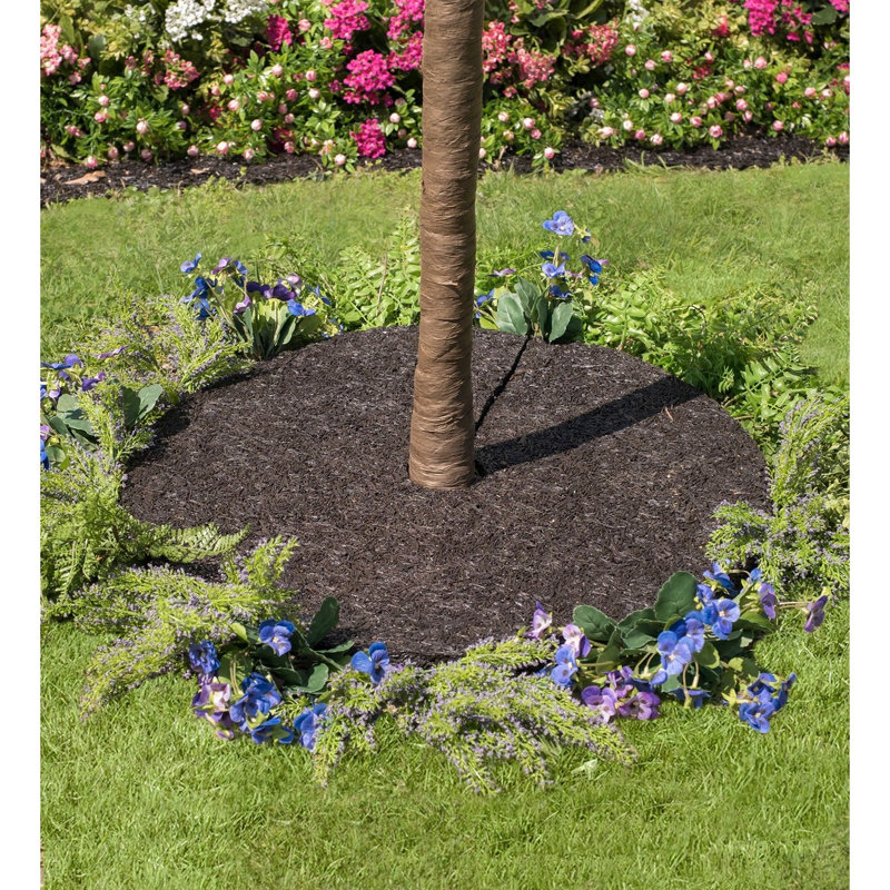 Anneau de paillage permanent, H 0,25 po x l 36 po x P 36 po