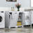 Freestanding Laundry Cabinet with Doors, Tilt-Out Hamper, and Adjustable Shelf for Efficient Storage and Organization