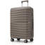 Ensemble de valises de voyage en PP de qualité supérieure, ensemble de valises à verrou TSA 3 pièces avec des tailles de 20, 24 et 28 pouces avec roues pivotantes à 360 °, brun clair