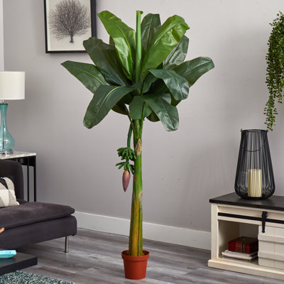72'' Faux Foliage Tree in Pot