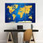 Reproduction d'art sur toile jaune-93062484