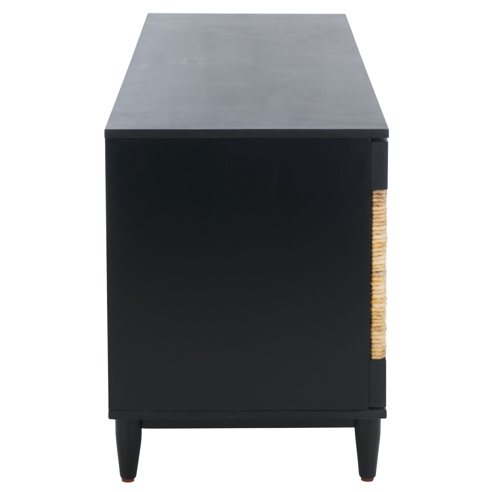 Aleja 65'' Banana Stem Media Console, Black