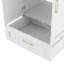 Meuble-lavabo simple 30 po avec plateau en résine Savelie