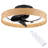 Aviona 3-Blade DC Ceiling Fan with 3CCT Dimmable LED Lights and Remote Control