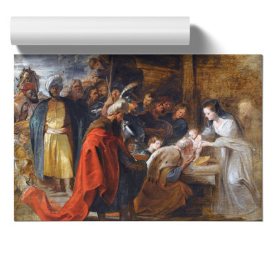 The Adoration of the Magi by Peter Paul Rubens - Frameless Print