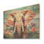 «Gray Creative Tusks Abstract Elephant Art III», impression d'éléphant sur bois-1261200692