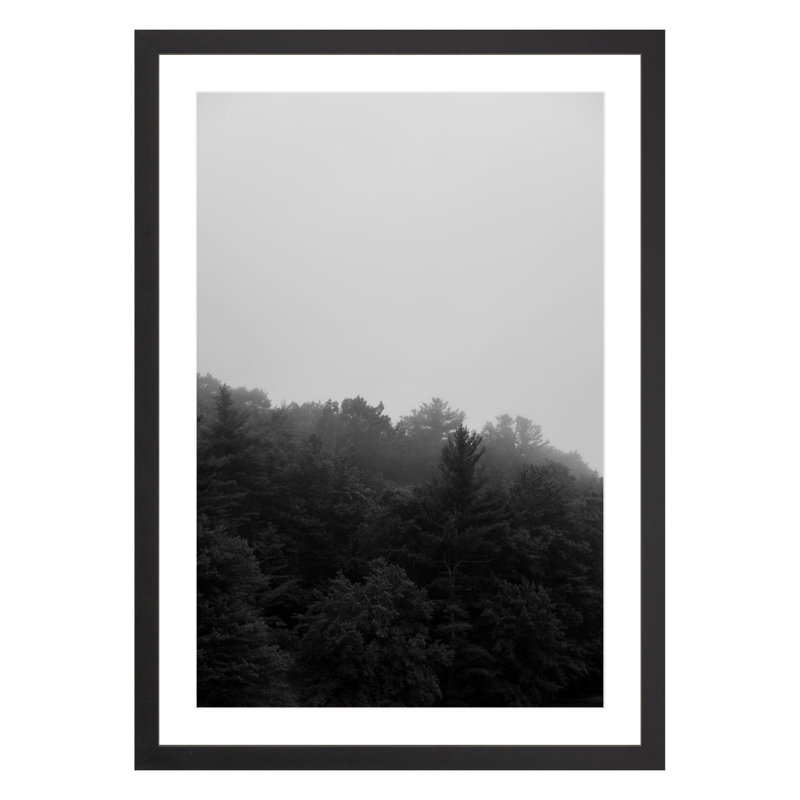 Mountain Fog by Amanda Anderson, Black, 42" H x 28" W x 2.25" D