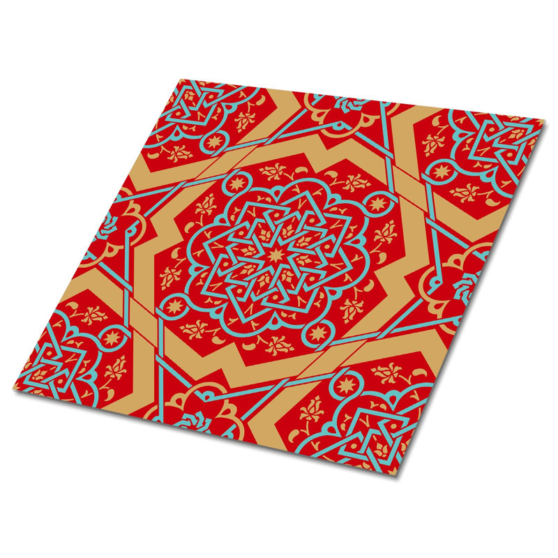 Honey-Louise 30cm W x 30cm L Vinyl Peel and Stick Field Tile