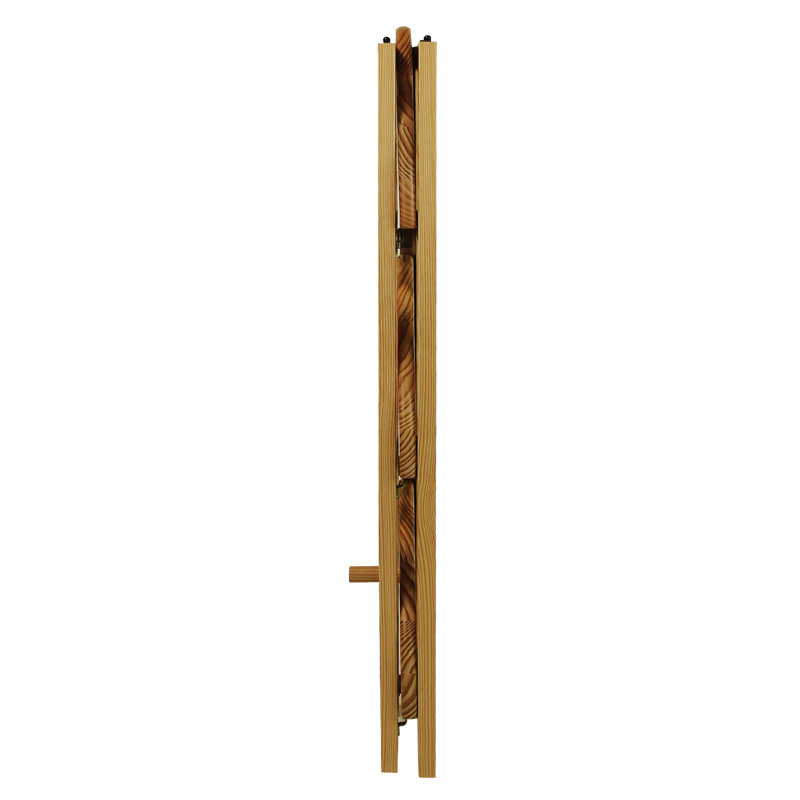 Duerr Corner Bookcase, Natural, 38.8" H x 12.5" W x 11.5" D