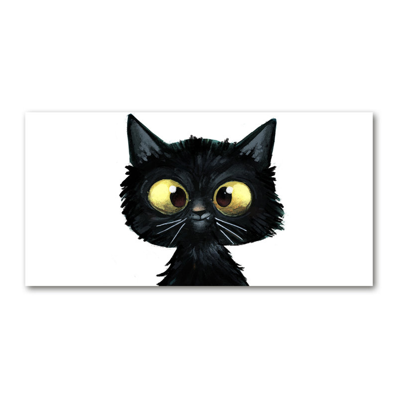 Cat Illustration - Wrapped Canvas Print