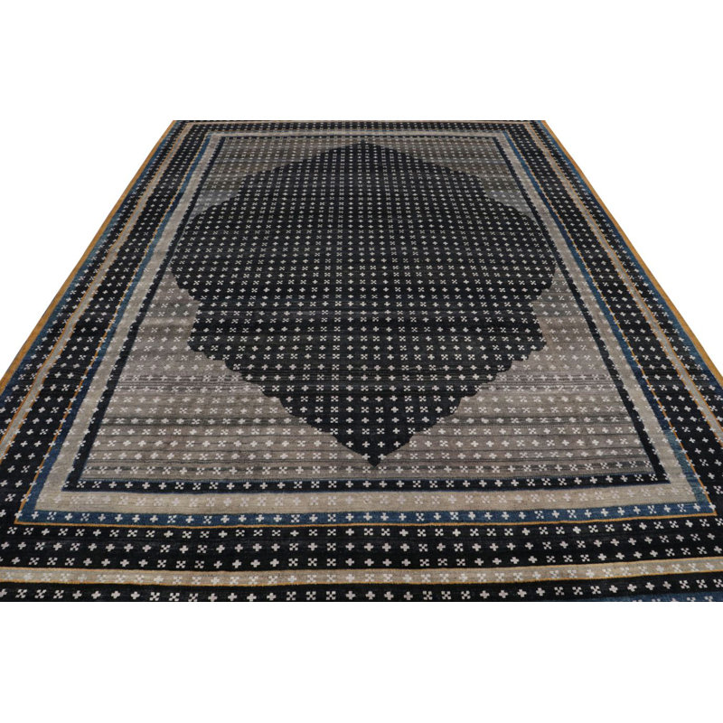 Geometric Area Rug, Rectangular 6' x 9'
