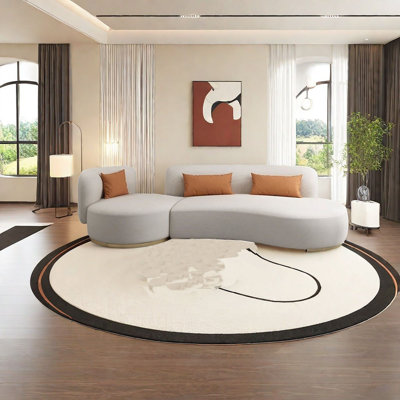 Round princess curved sofa