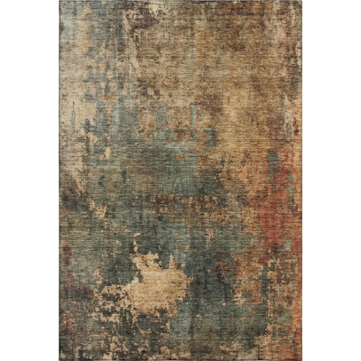 Premium Machine Washable Mayfield AMF1211 Abstract Rug